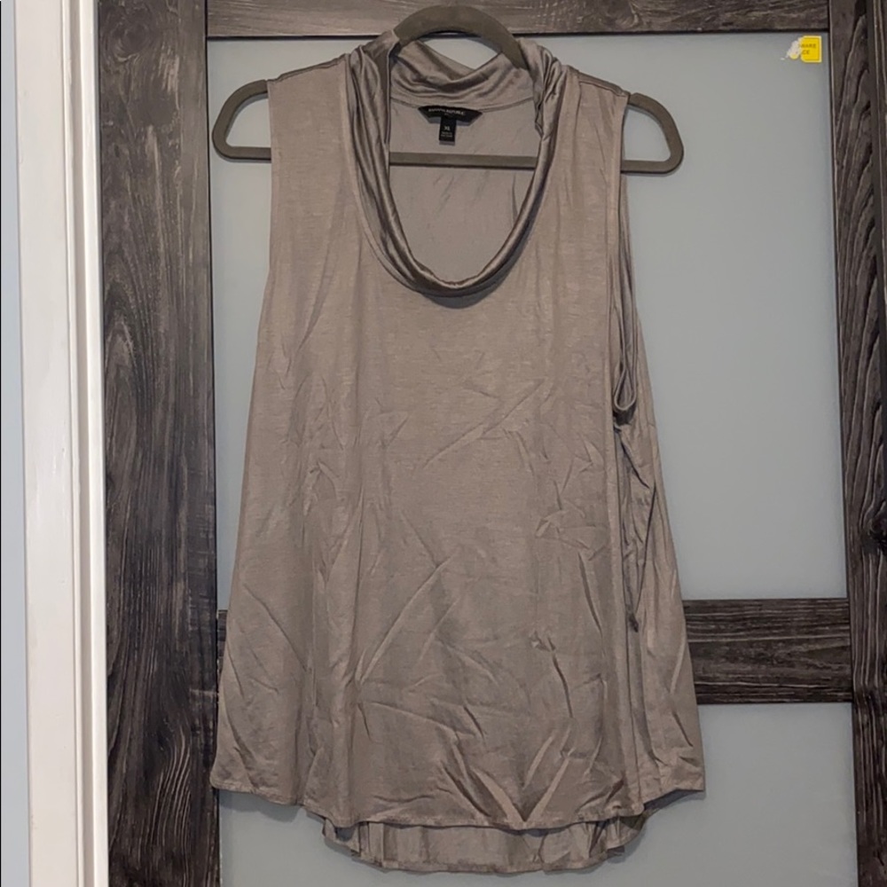 Banana Republic Cowl-neck Sleeveless top